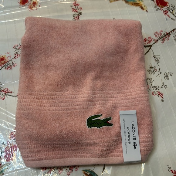 NWT Lacoste Bath Sheet Towels (sold separately or with bundle discounts) - Picture 5 of 16